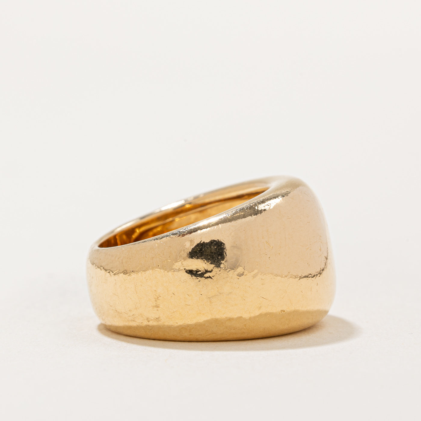 'Cartier' 18k Yellow Gold Chunky Ring | Circa 1997 | SZ 5.25 |