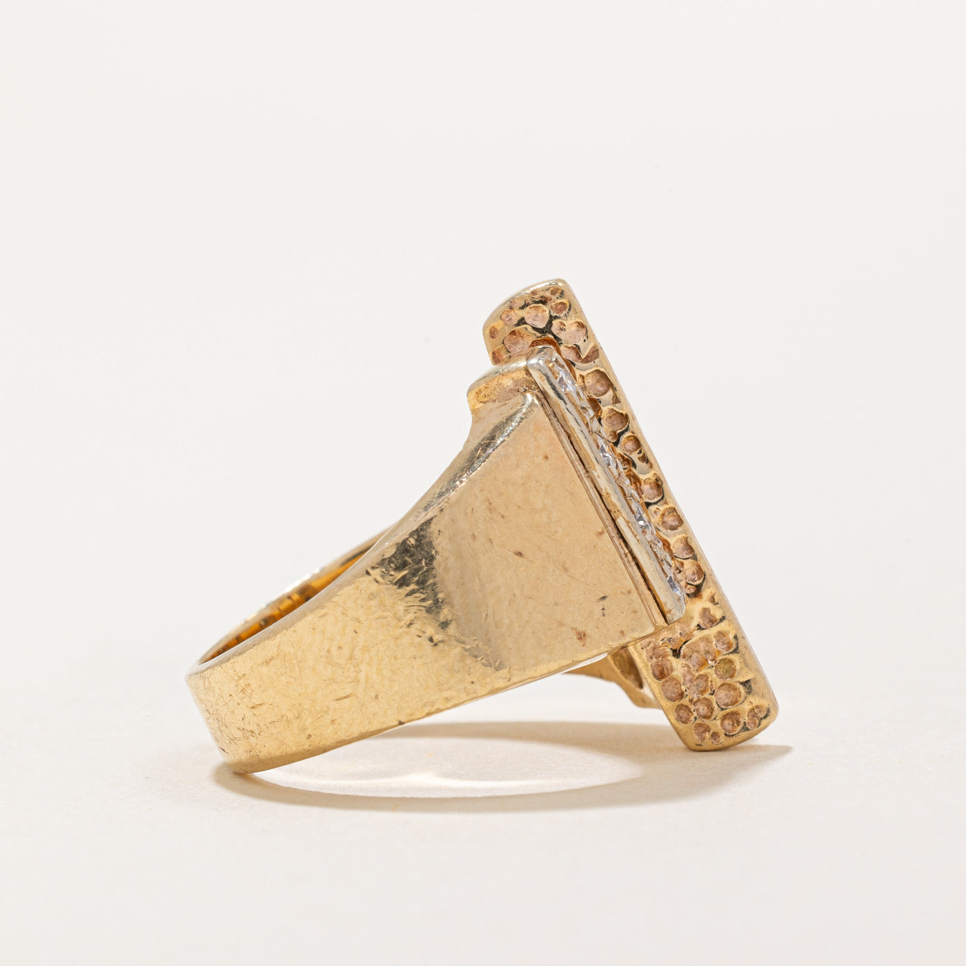 Diamond Column Cocktail Ring | 0.20ctw | SZ 5.75 |