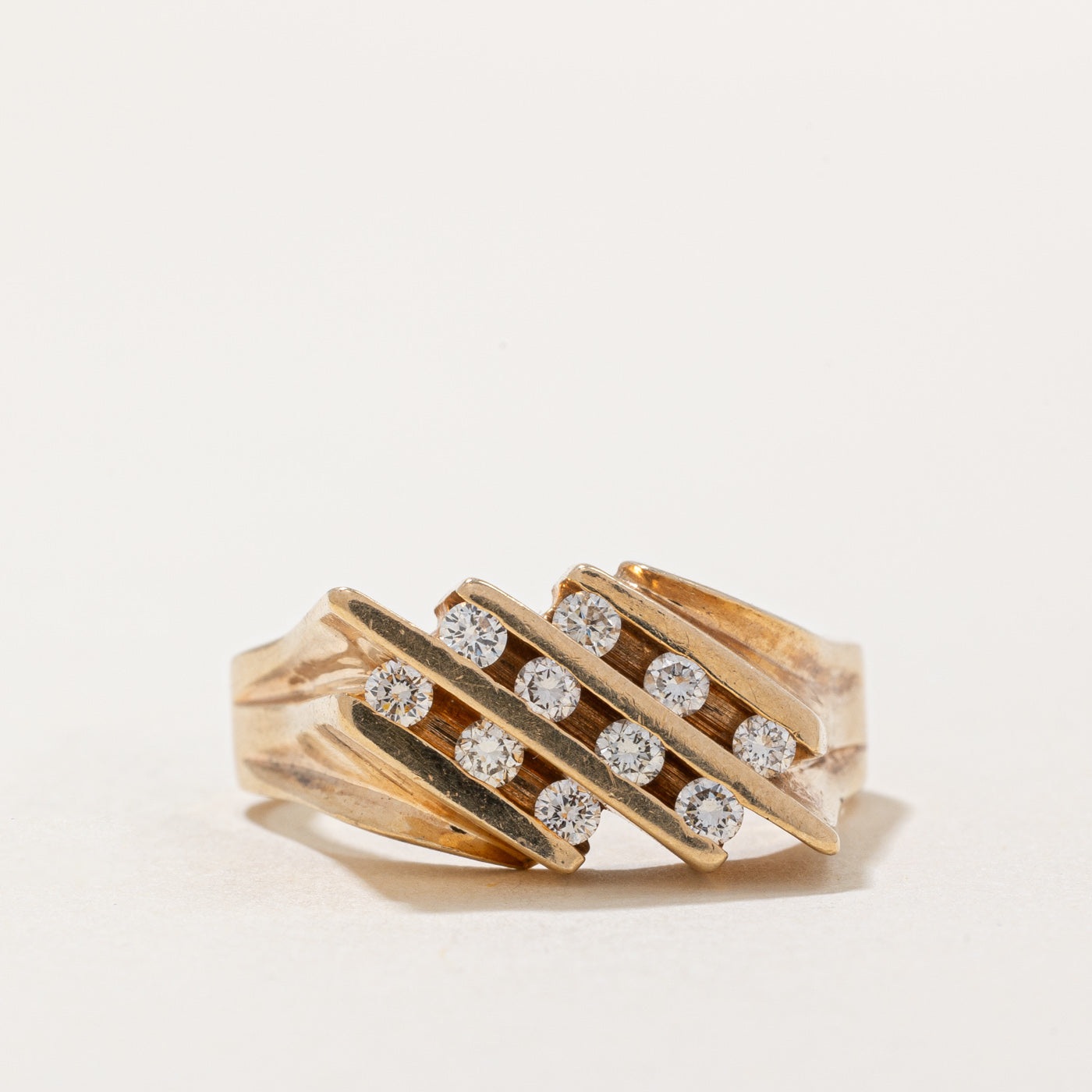 Tension Set Diamond Cocktail Ring | 0.40ctw | SZ 8.75 |