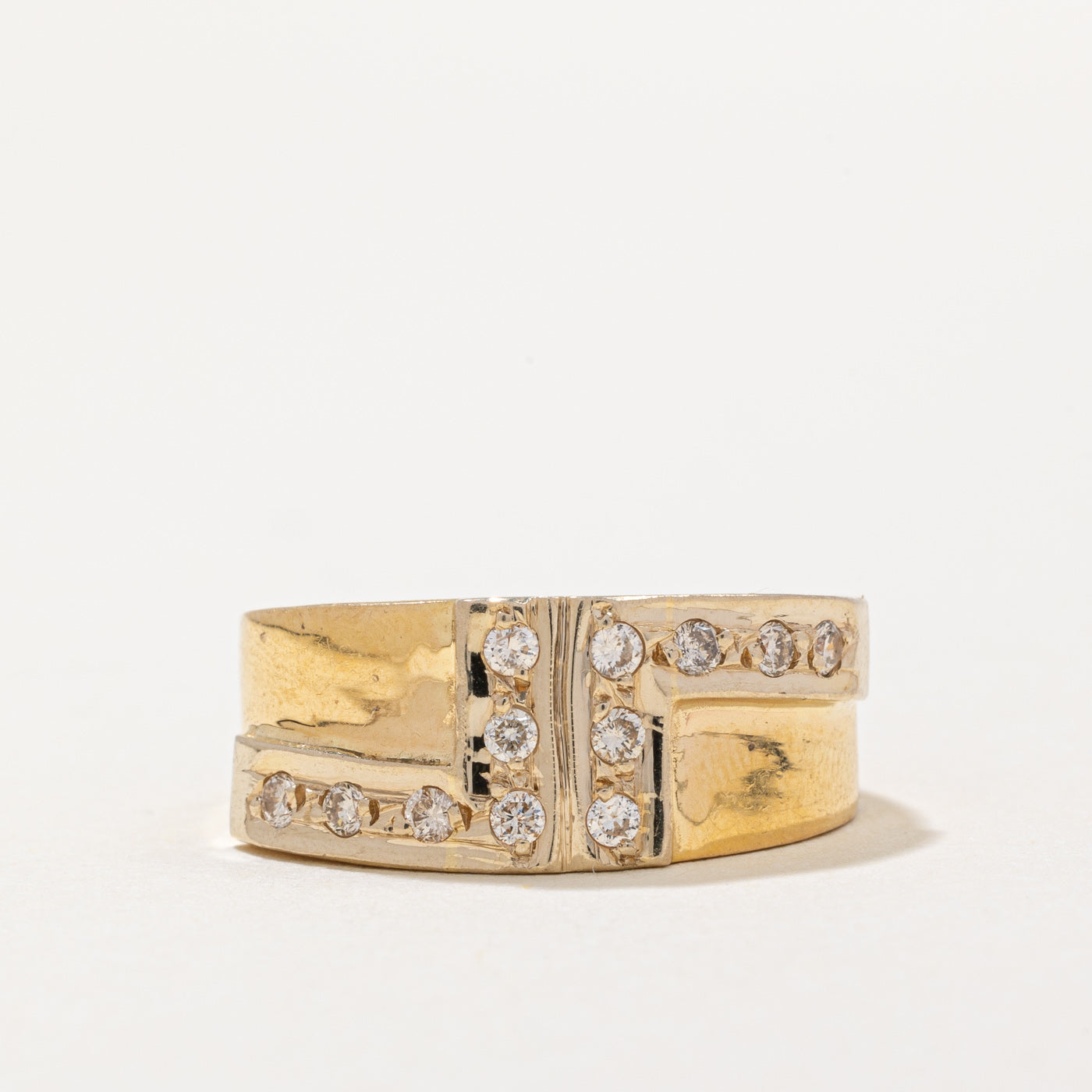 Flush Set Diamond Band | 0.24ctw | SZ 8.25 |