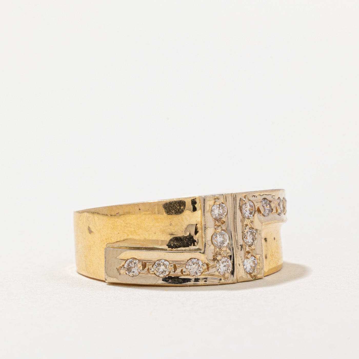 Flush Set Diamond Band | 0.24ctw | SZ 8.25 |