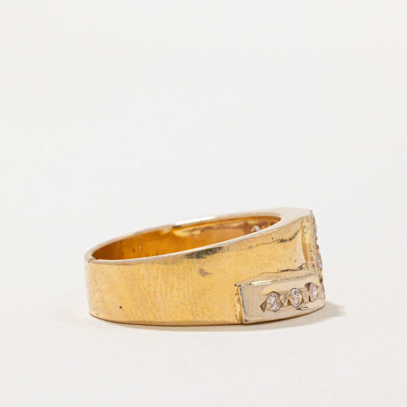 Flush Set Diamond Band | 0.24ctw | SZ 8.25 |