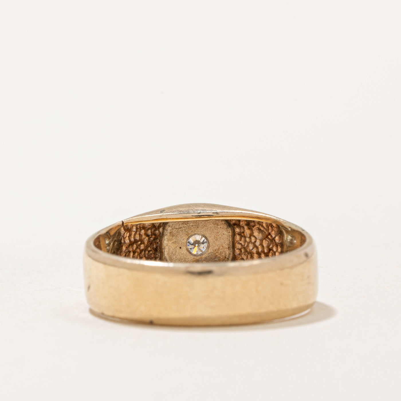 Bande de diamant solitaire | 0,06 ct | Taille 6,5 |