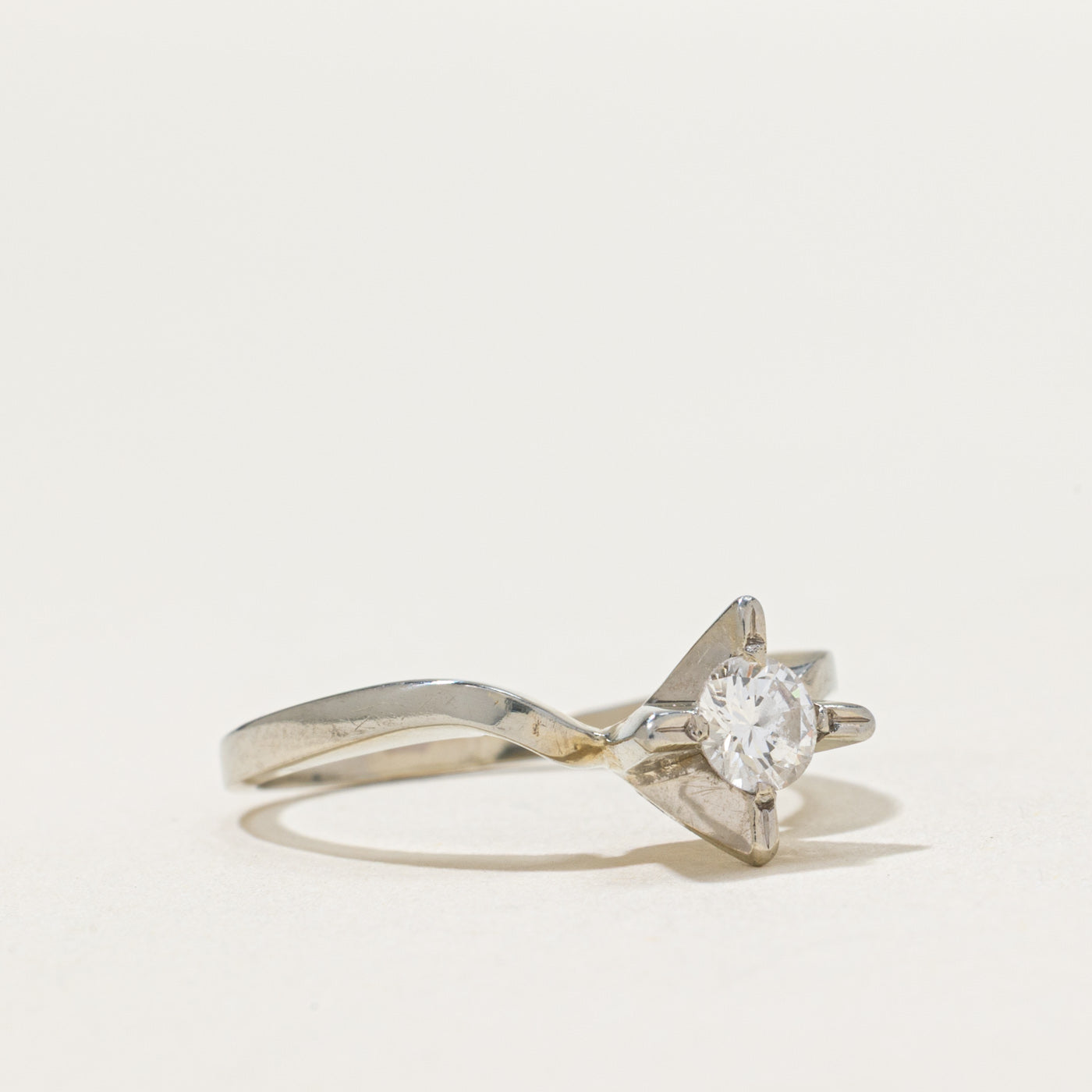 Single Stone Diamond Ring | 0.28ct | SZ 5.5