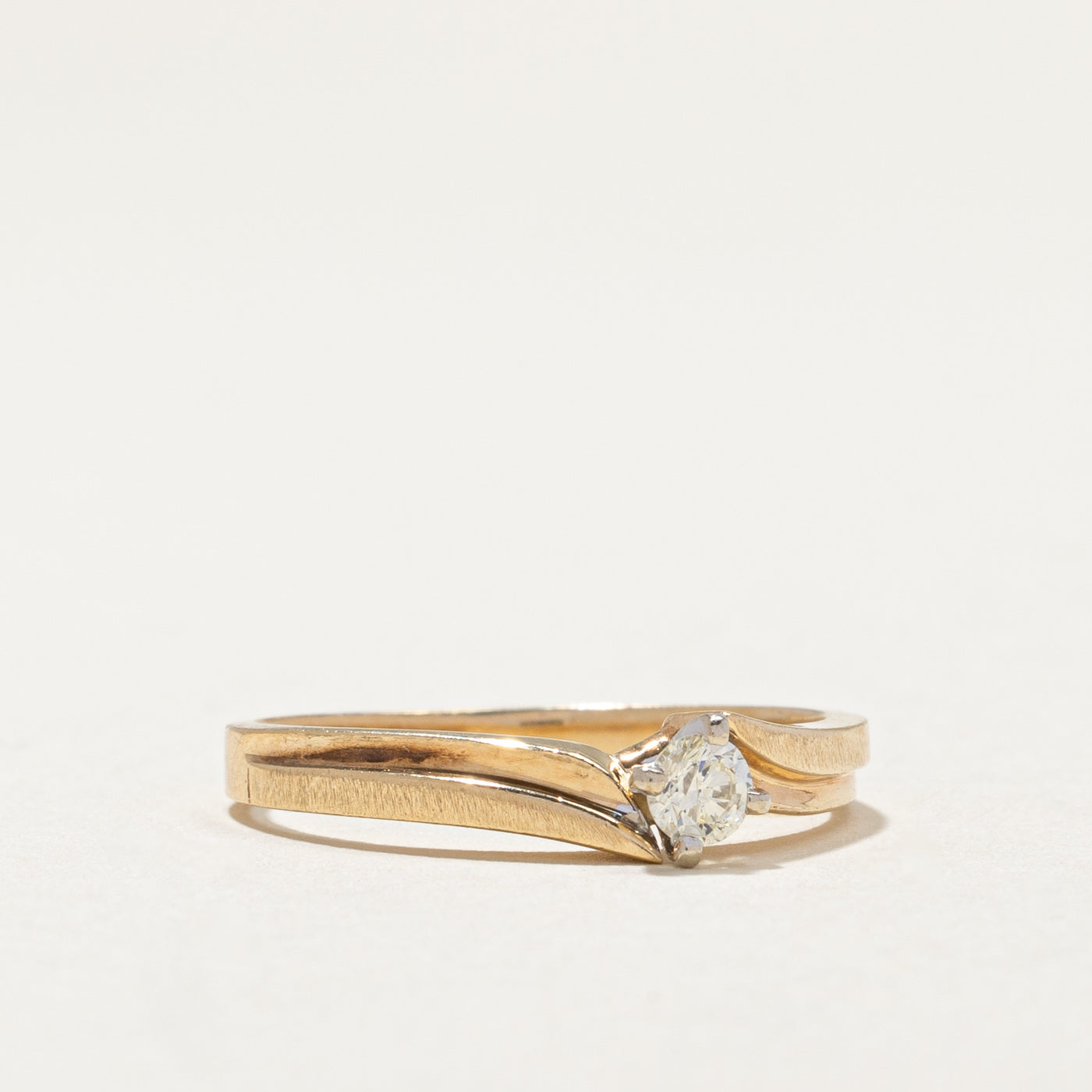 Diamond Bypass Ring | 0.14ct | SZ 7 |