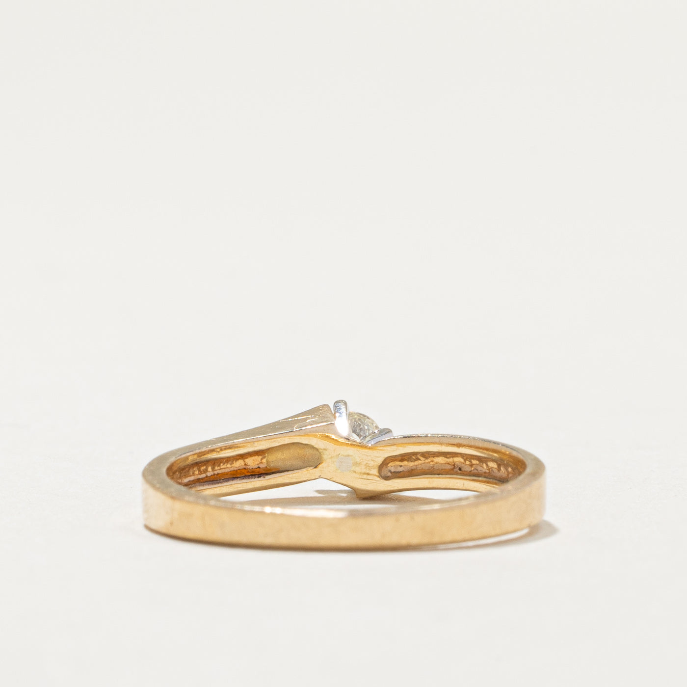 Diamond Bypass Ring | 0.14ct | SZ 7 |