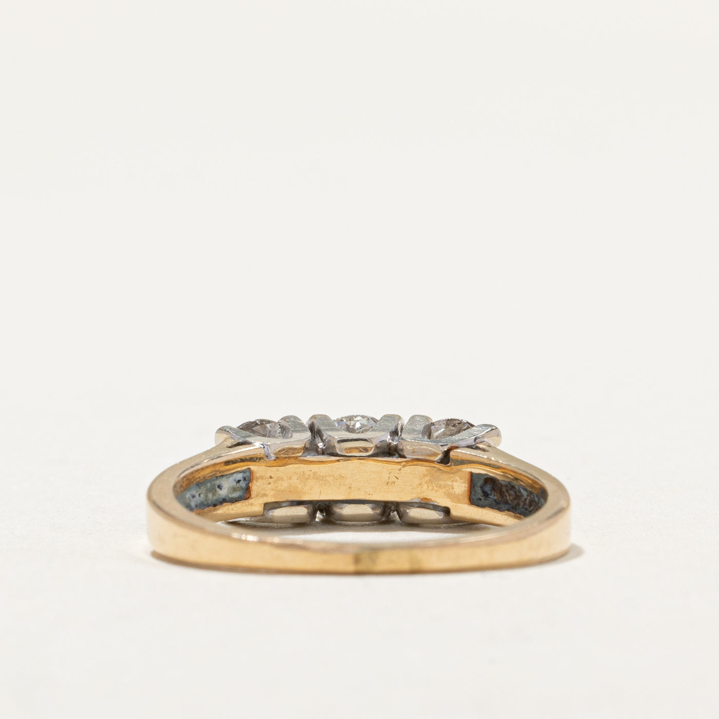 Three Stone Diamond Ring | 0.40ct, 0.76ctw | SZ 7.25 |