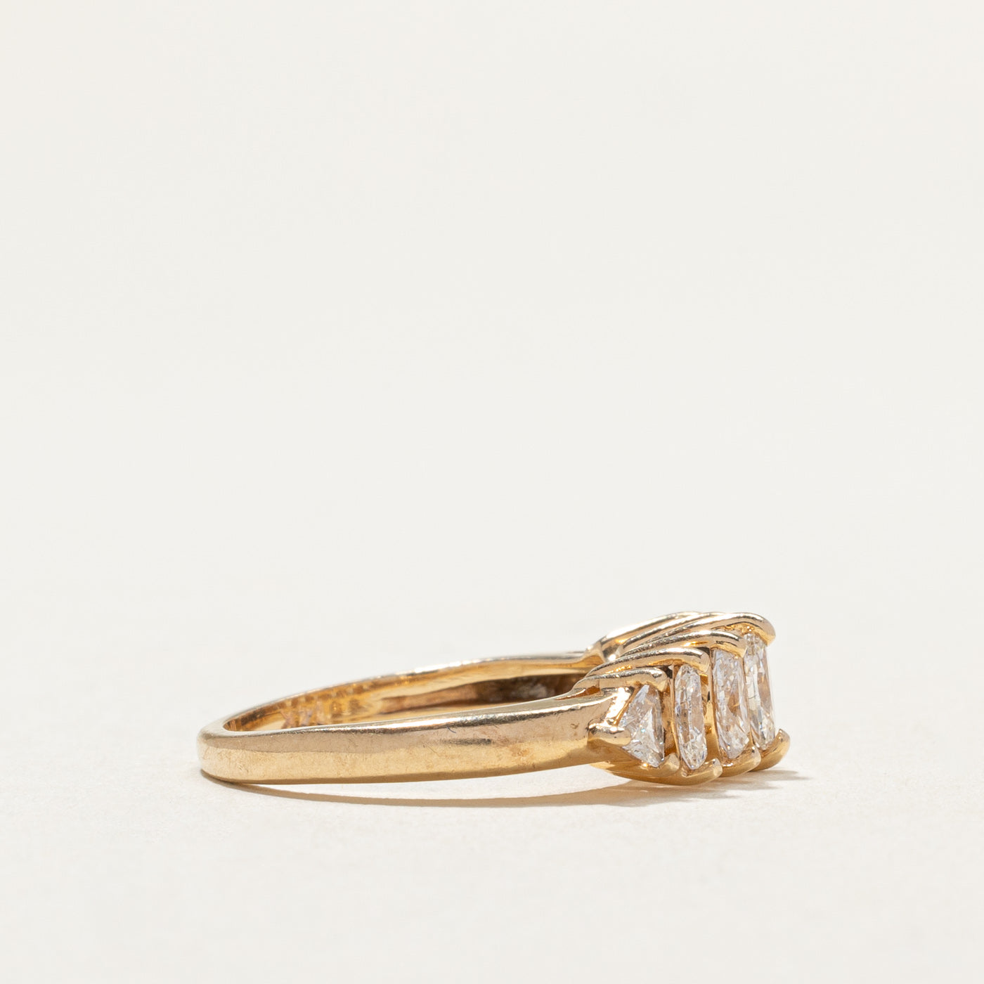 Marquise & Trilliant Cut Diamond Ring | 0.54ctw, 0.28ctw | SZ 5 |