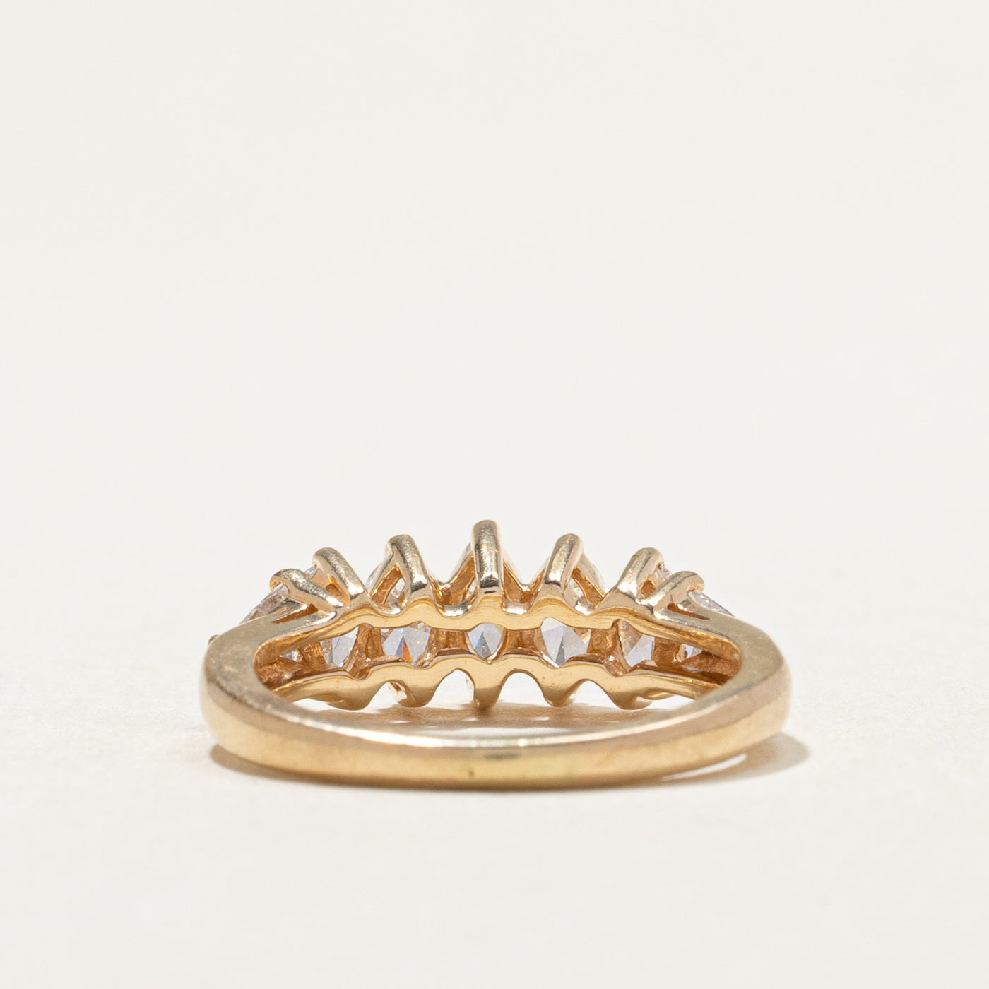 Marquise & Trilliant Cut Diamond Ring | 0.54ctw, 0.28ctw | SZ 5 |