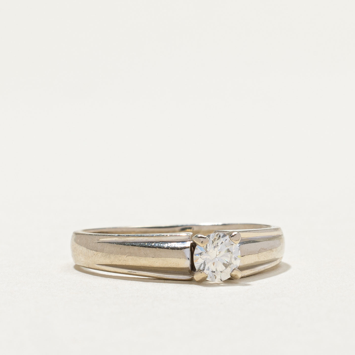 Solitaire Diamond Engagement Ring | 0.33ct | SZ 5.75 |