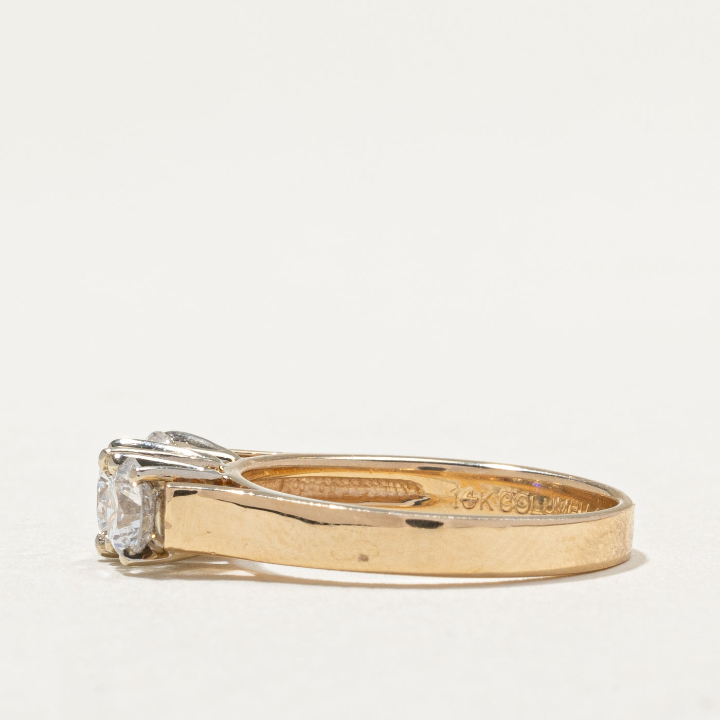 Three Stone Diamond Ring | 0.37ct, 0.72ctw | SZ 6 |