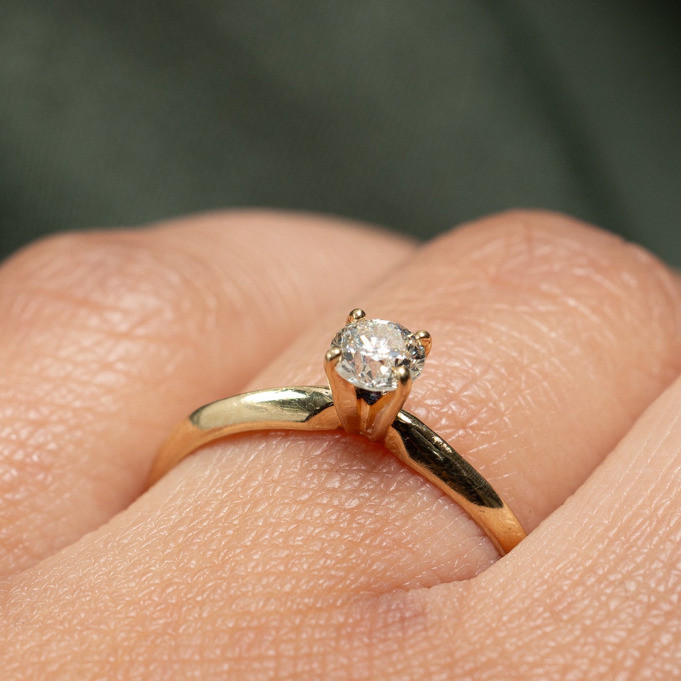High Set Diamond Ring | 0.33ct | SZ 8.25 |