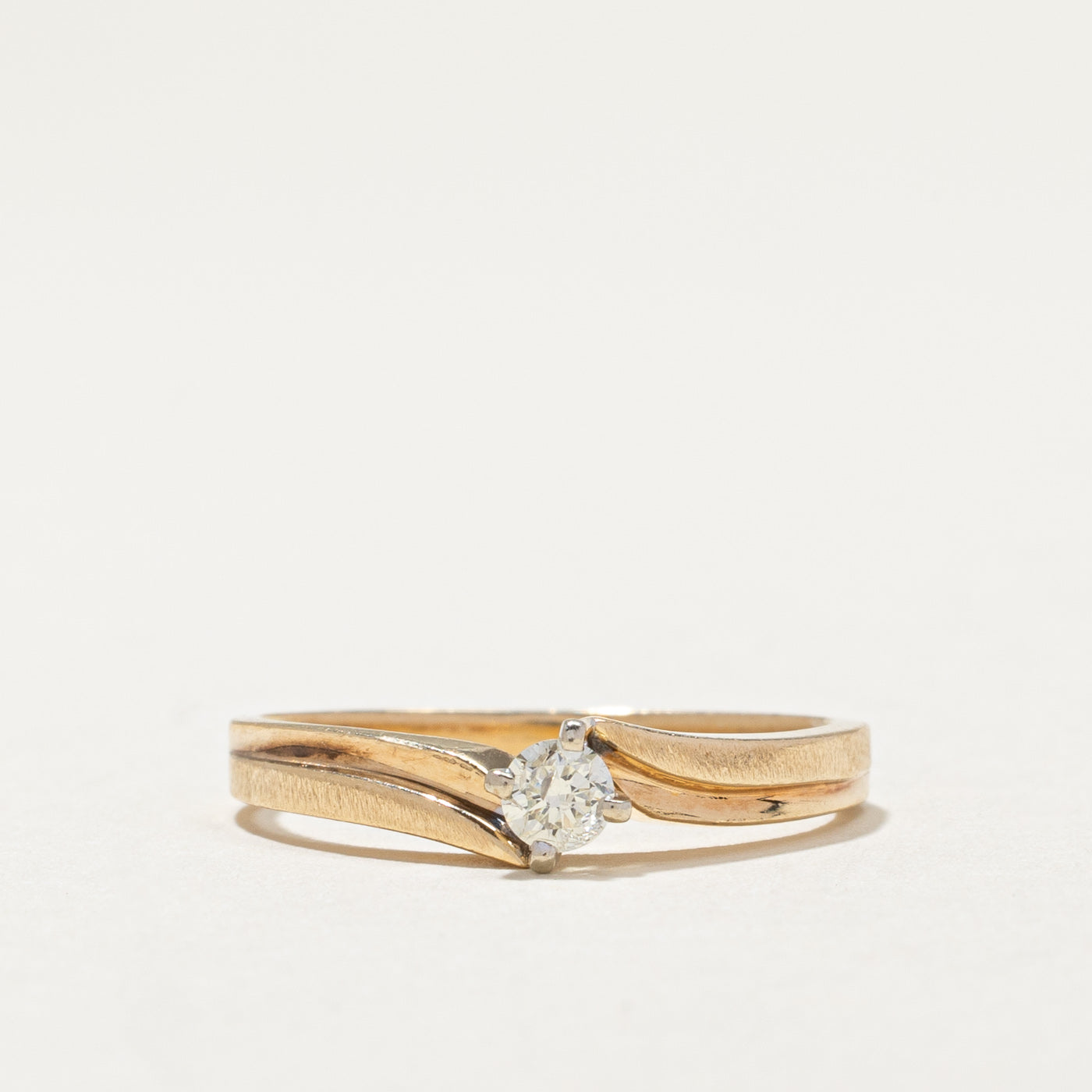 Diamond Bypass Ring | 0.14ct | SZ 7 |