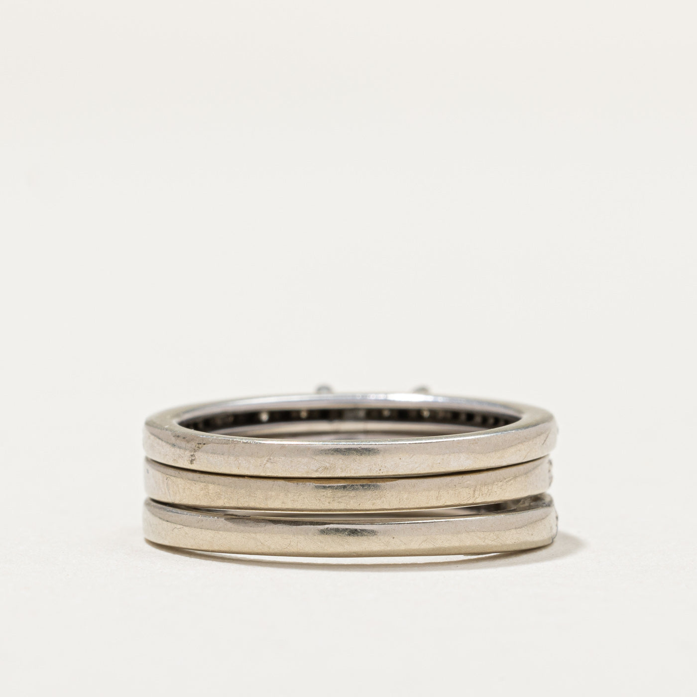 Illusion Set Diamond Wedding Ring Set | 0.44ct, 0.21ctw | SZ 4.5 |