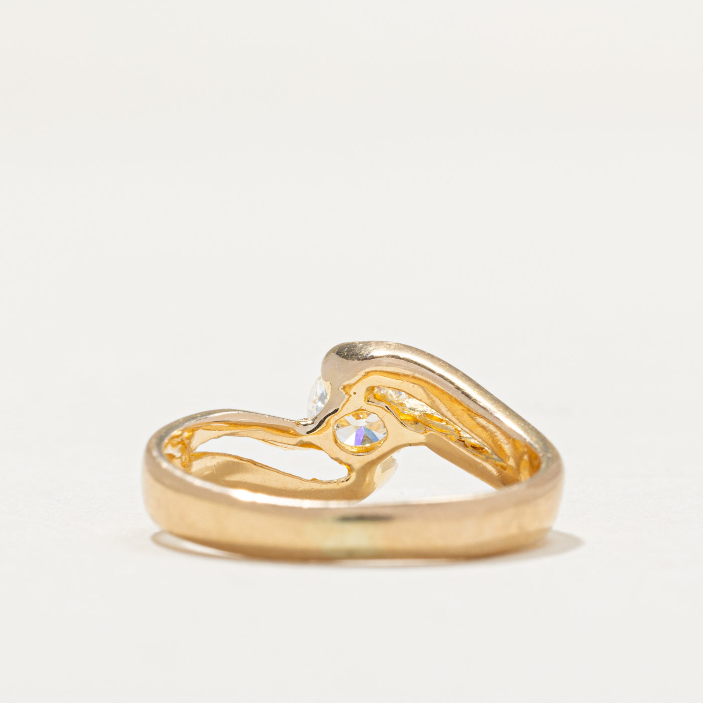 Diamond Bypass Ring | 0.50ct | SZ 5