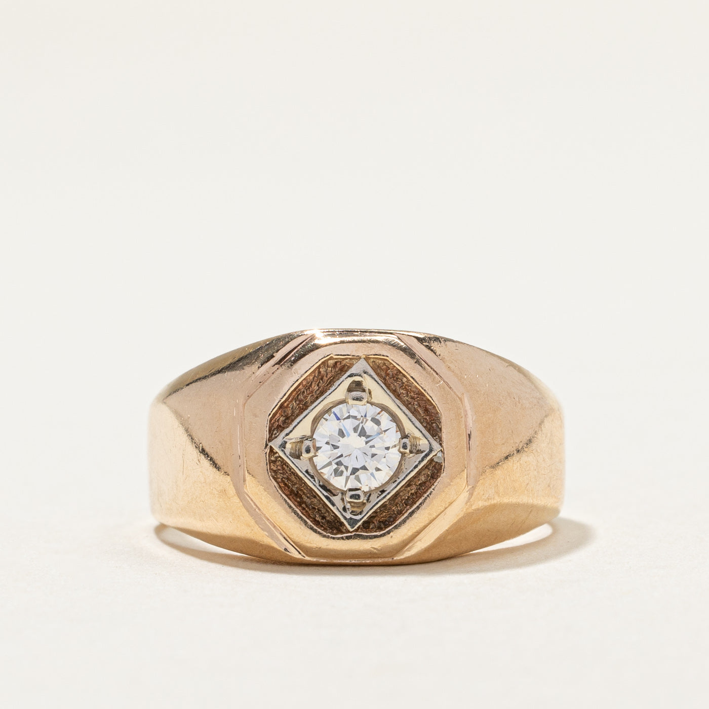 Single Stone Diamond Ring | 0.33ct | SZ 8 |