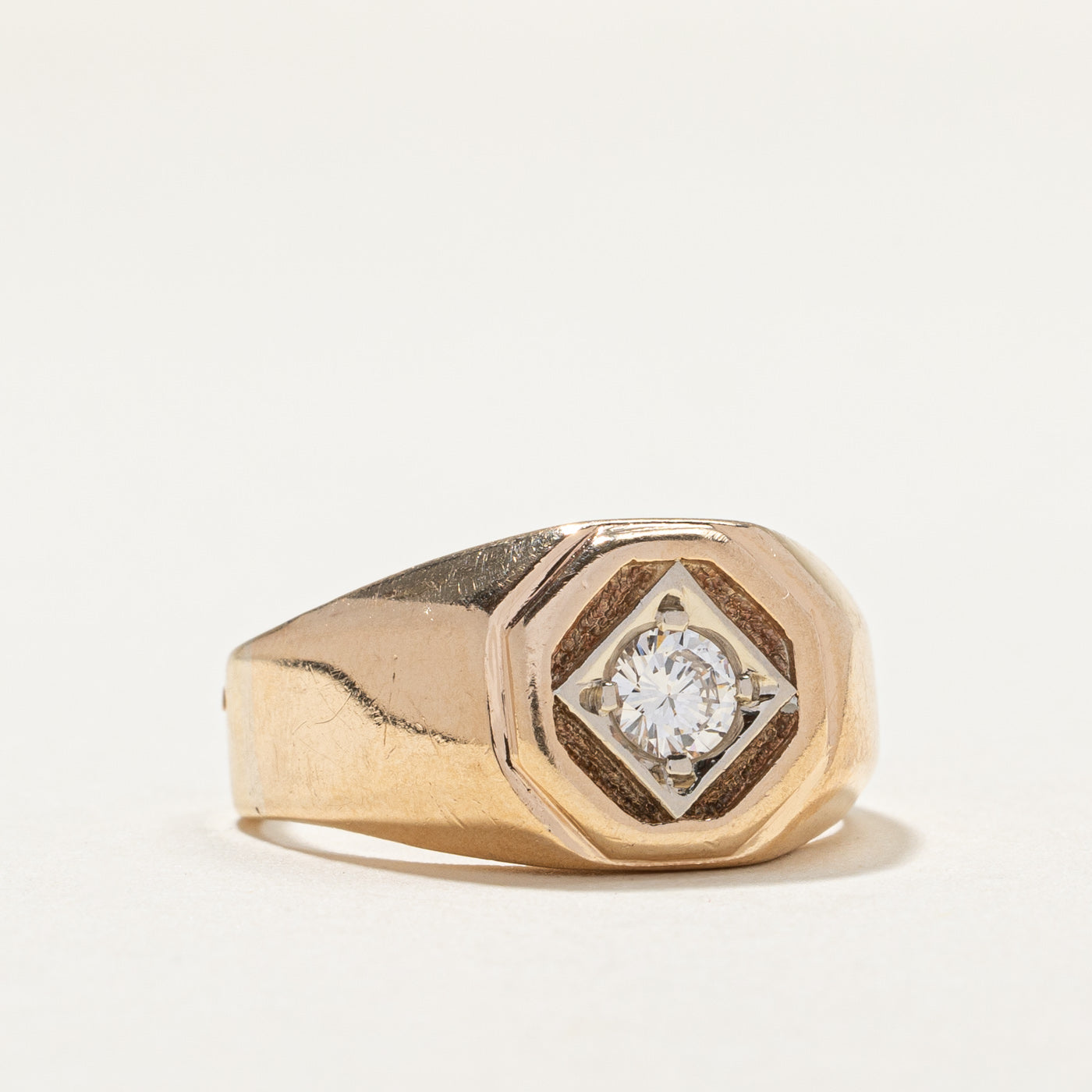 Single Stone Diamond Ring | 0.33ct | SZ 8 |