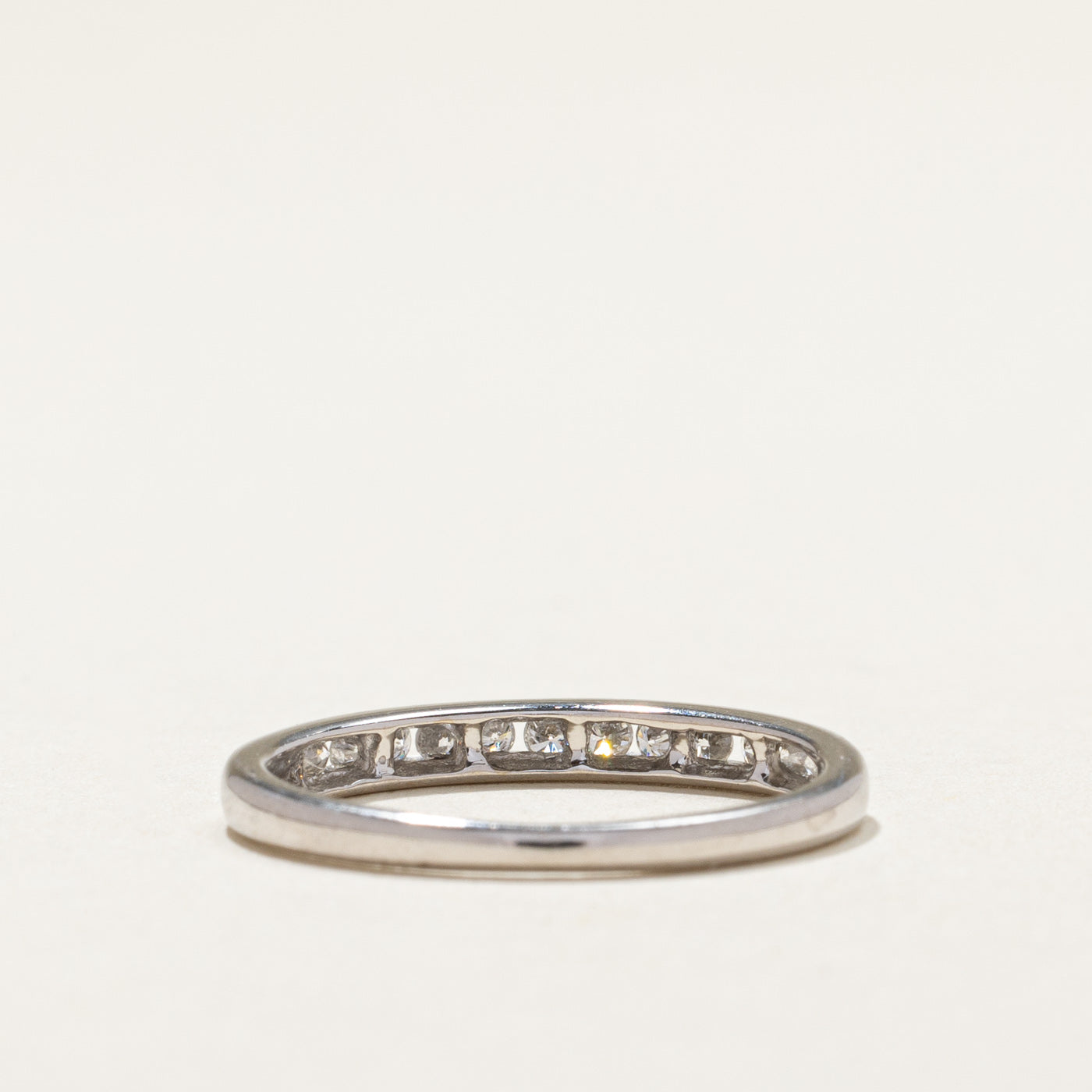 Channel Set Semi Eternity Diamond Ring | 0.18ctw | SZ 5.5 |