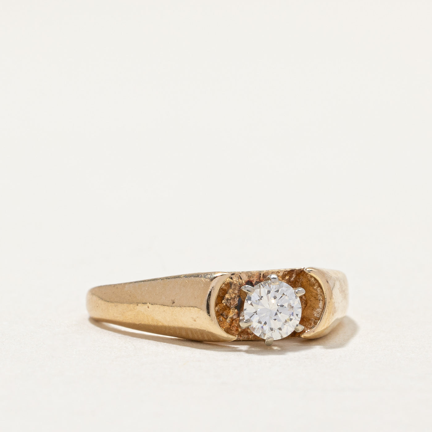 14k Solitaire Diamond Ring | 0.22ct | SZ 5.25 |