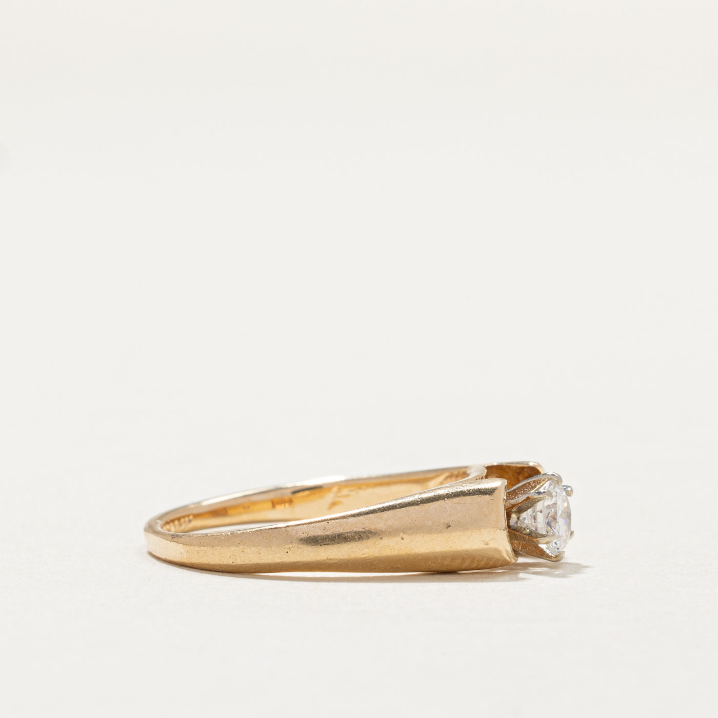 14k Solitaire Diamond Ring | 0.22ct | SZ 5.25 |