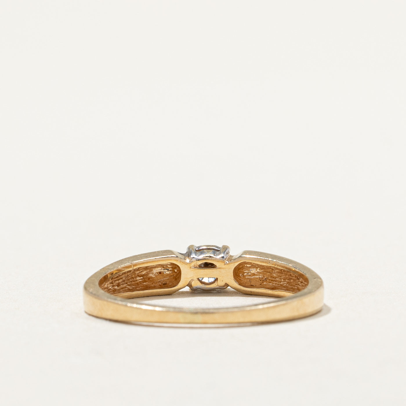 14k Solitaire Diamond Ring | 0.15ct | SZ 6 |