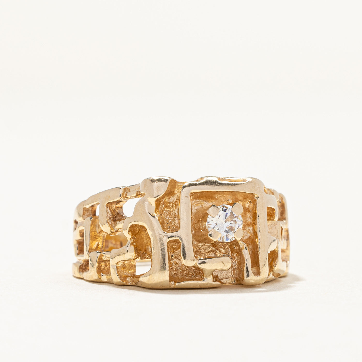 Diamond Abstract Ring | 0.20ct | SZ 8.5 |