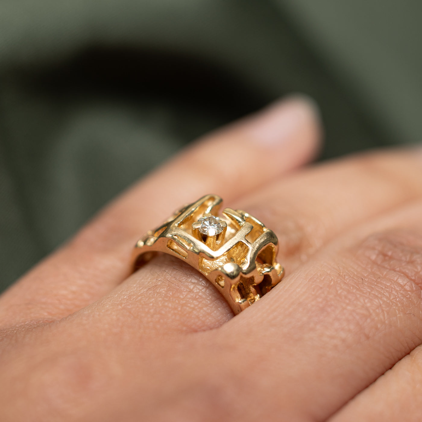Diamond Abstract Ring | 0.20ct | SZ 8.5 |