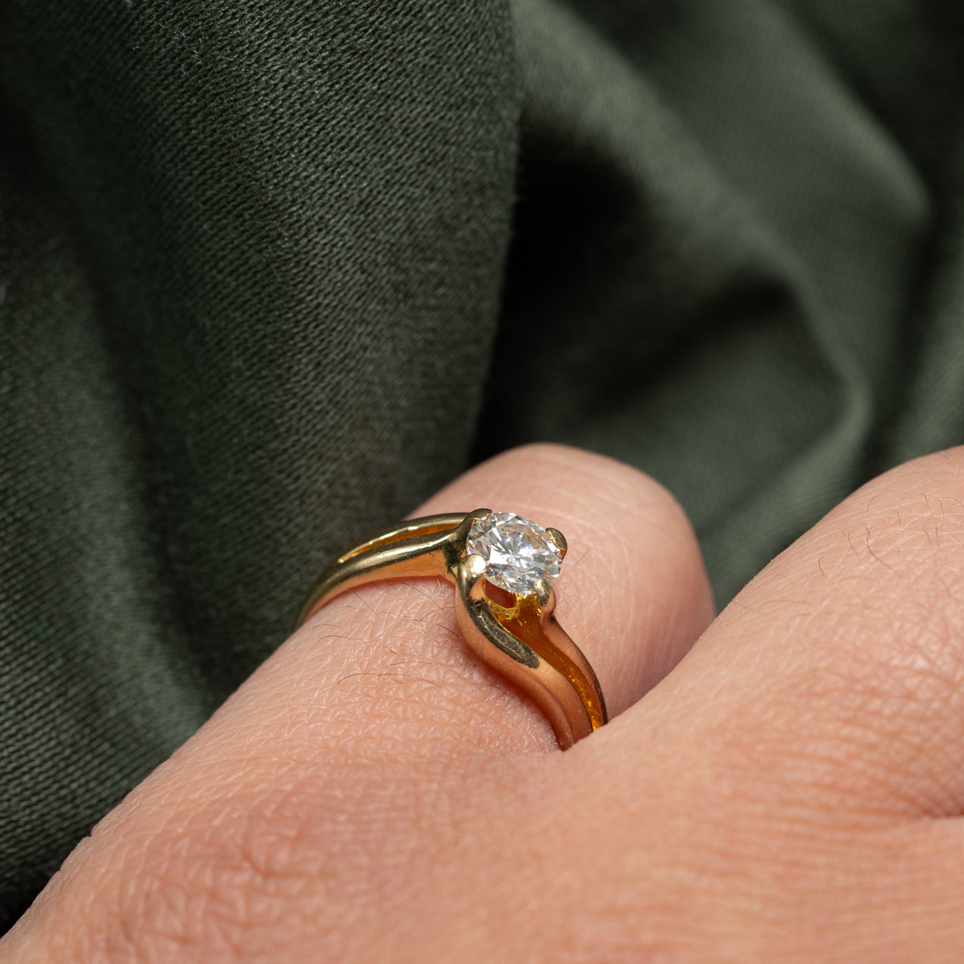 Diamond Bypass Ring | 0.50ct | SZ 5