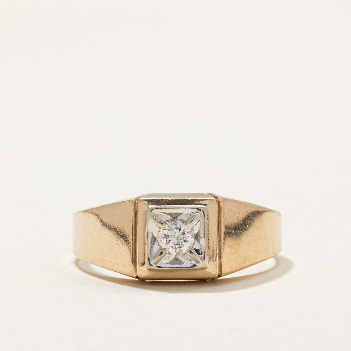 Single Stone Diamond Ring | 0.17ct | SZ 10.75