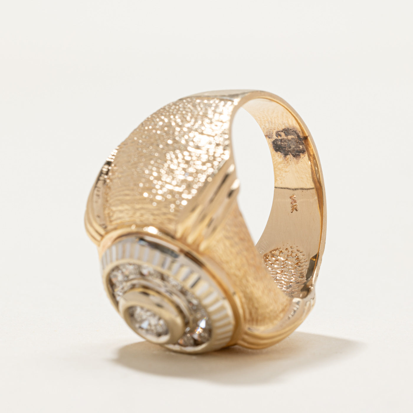 Diamond Halo Cocktail Ring | 0.81ctw | SZ 9.5