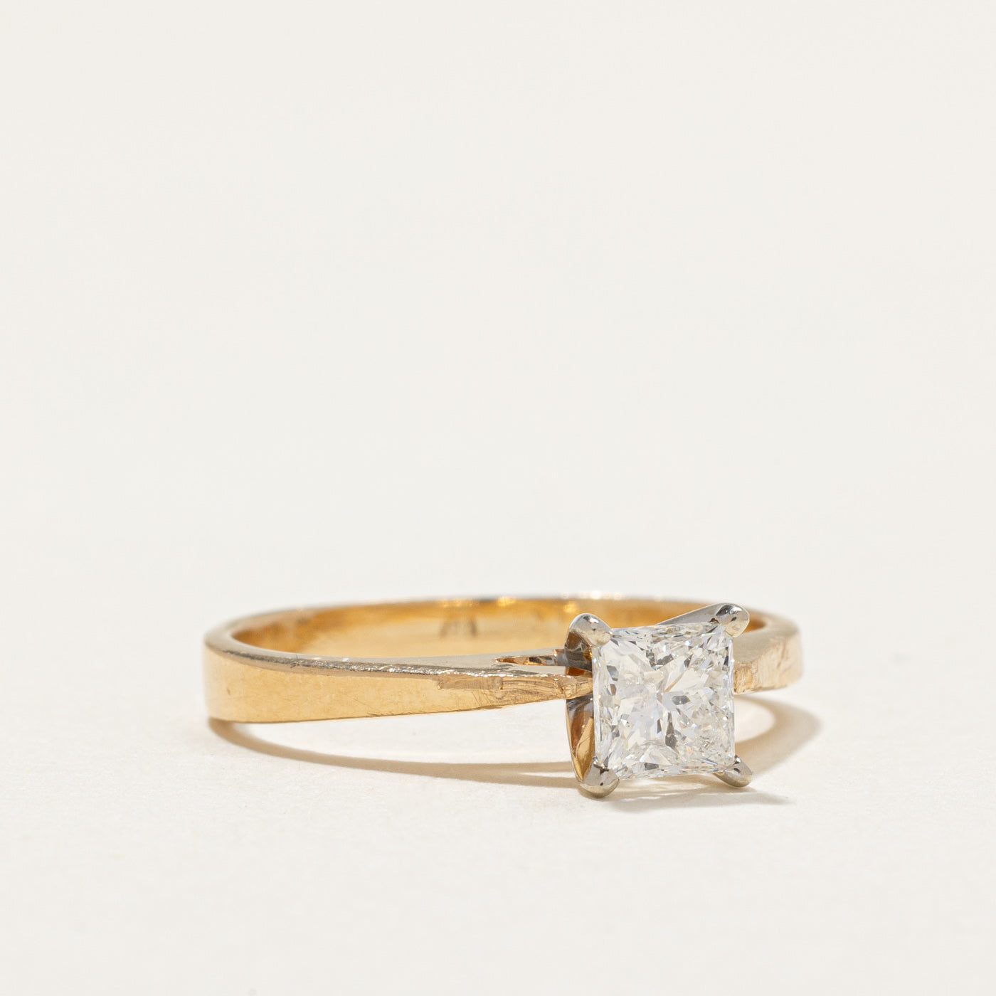 Princess Cut Diamond Engagement Ring | 0.52ct | SZ 4.5