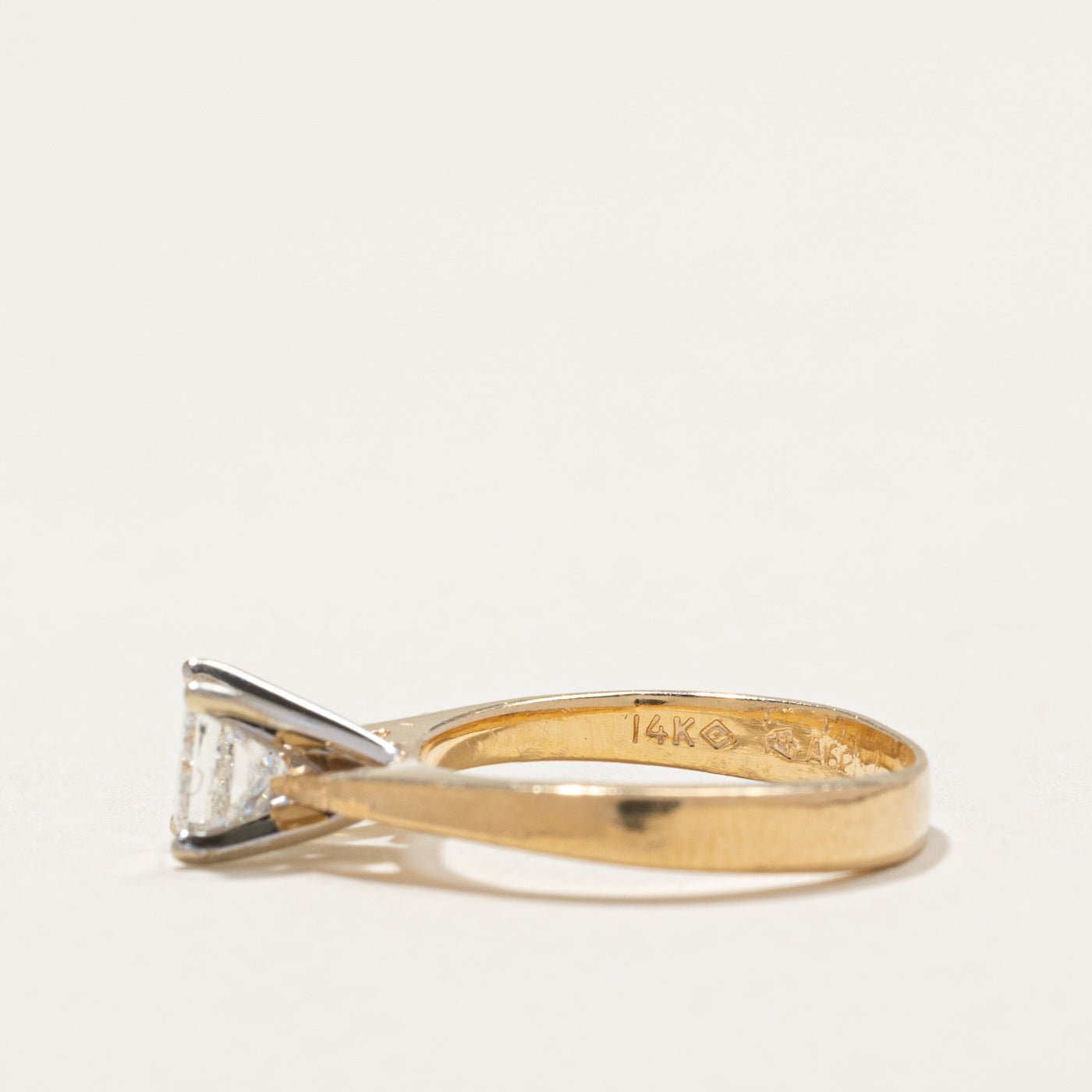 Princess Cut Diamond Engagement Ring | 0.52ct | SZ 4.5