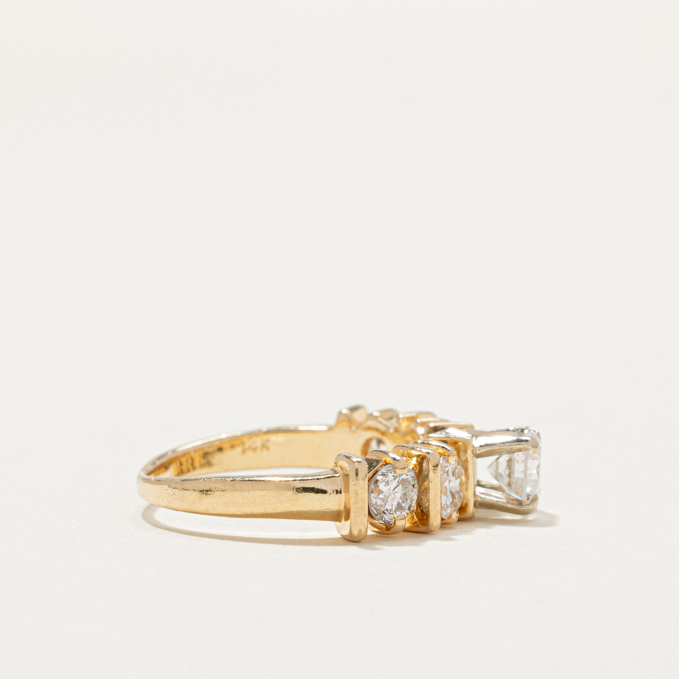 Five Stone Diamond Engagement Ring | 1.08ctw | SZ 5.25