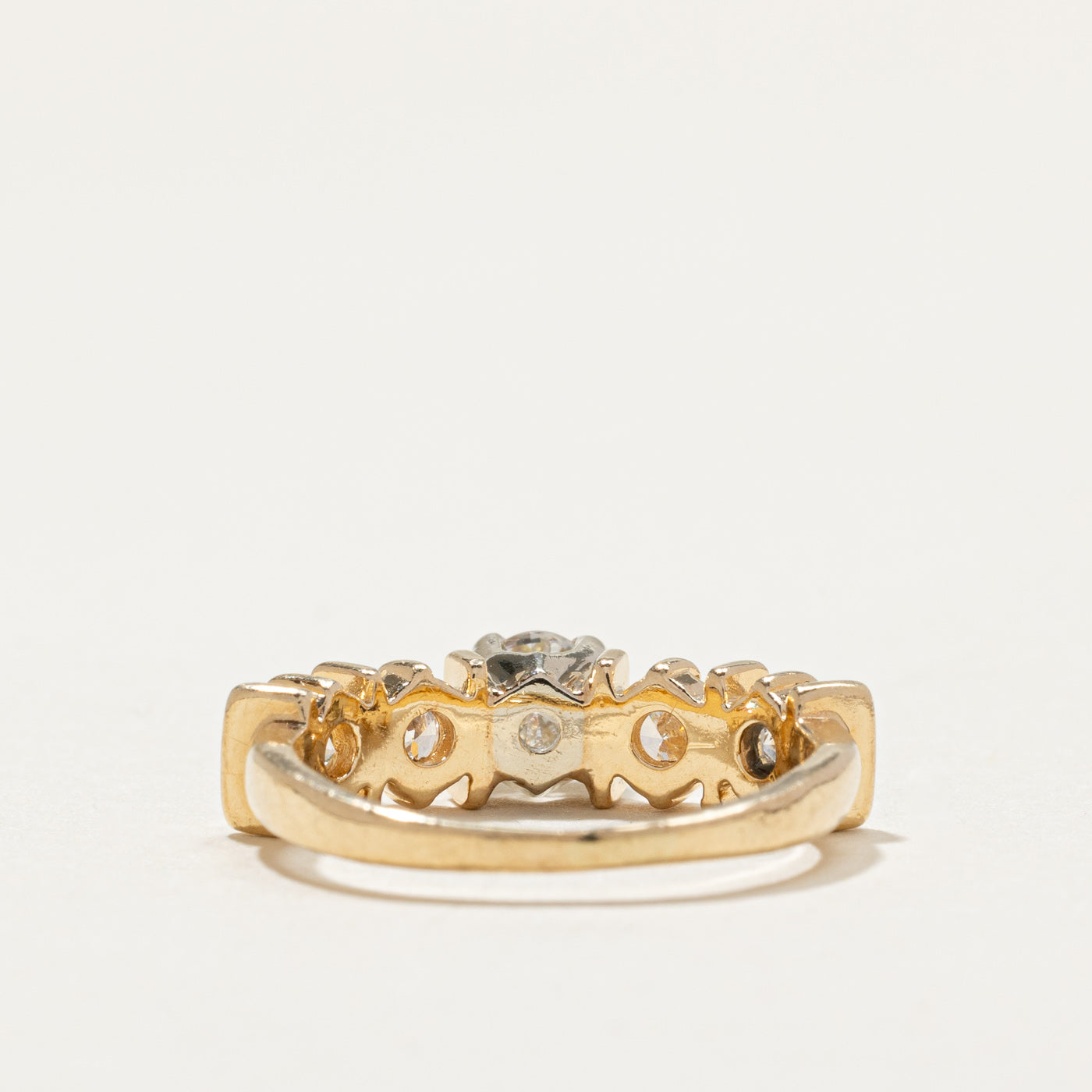 Five Stone Diamond Engagement Ring | 1.08ctw | SZ 5.25