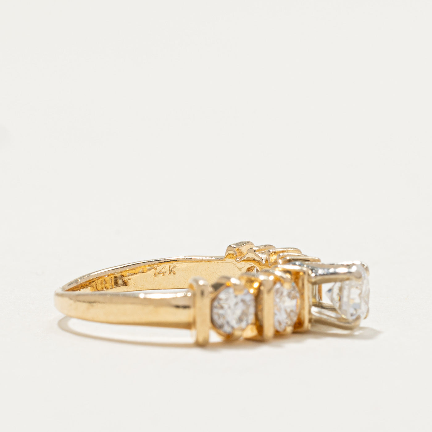 Five Stone Diamond Engagement Ring | 1.08ctw | SZ 5.25