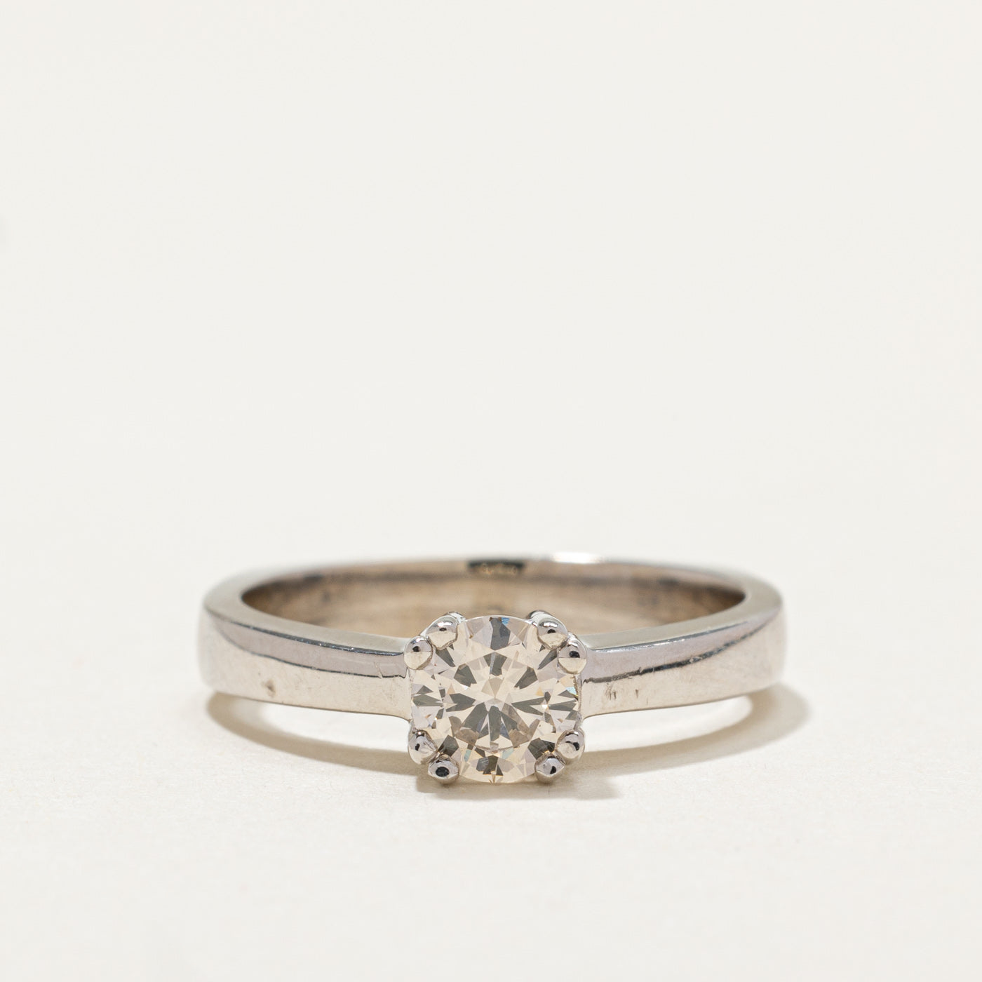 Solitaire Diamond Engagement Ring SZ - Main Image