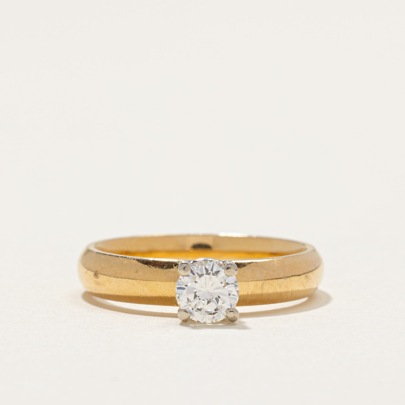 Solitaire Diamond Engagement Ring | 0.48ct | SZ 6.5