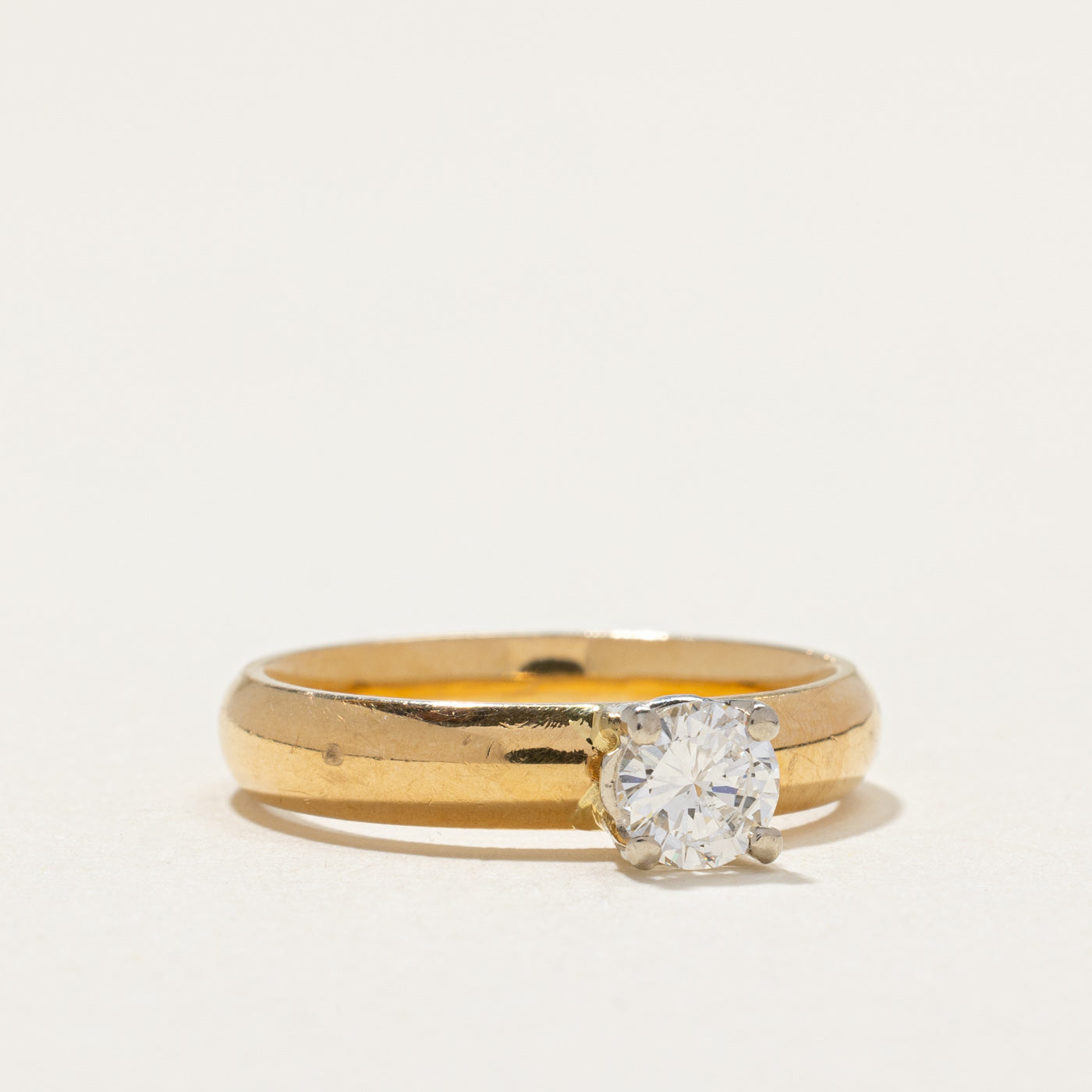 Solitaire Diamond Engagement Ring | 0.48ct | SZ 6.5