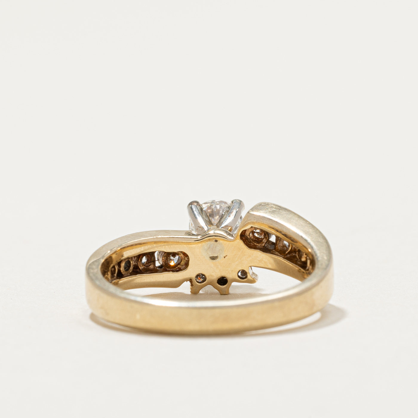 Diamond Bypass Engagement Ring | 0.66ctw | SZ 6.5