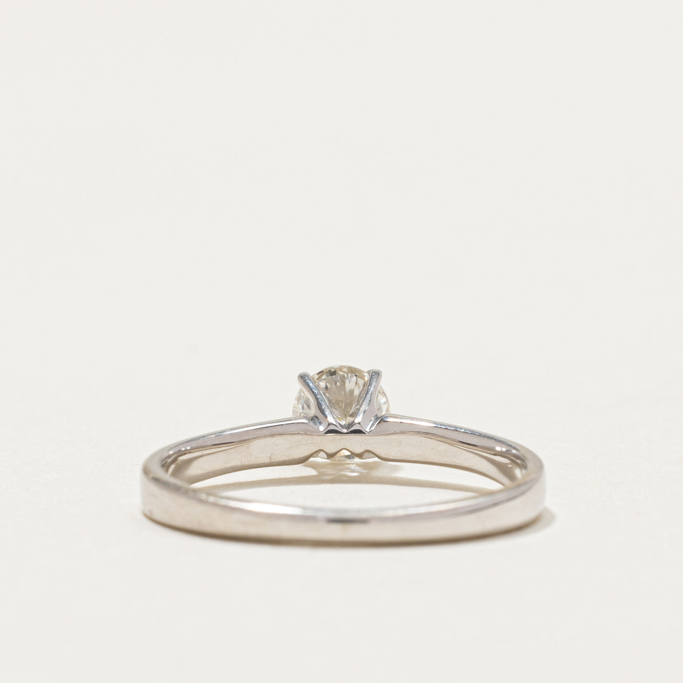 Solitaire High Set Diamond Engagement Ring | 0.36ct | SZ 5