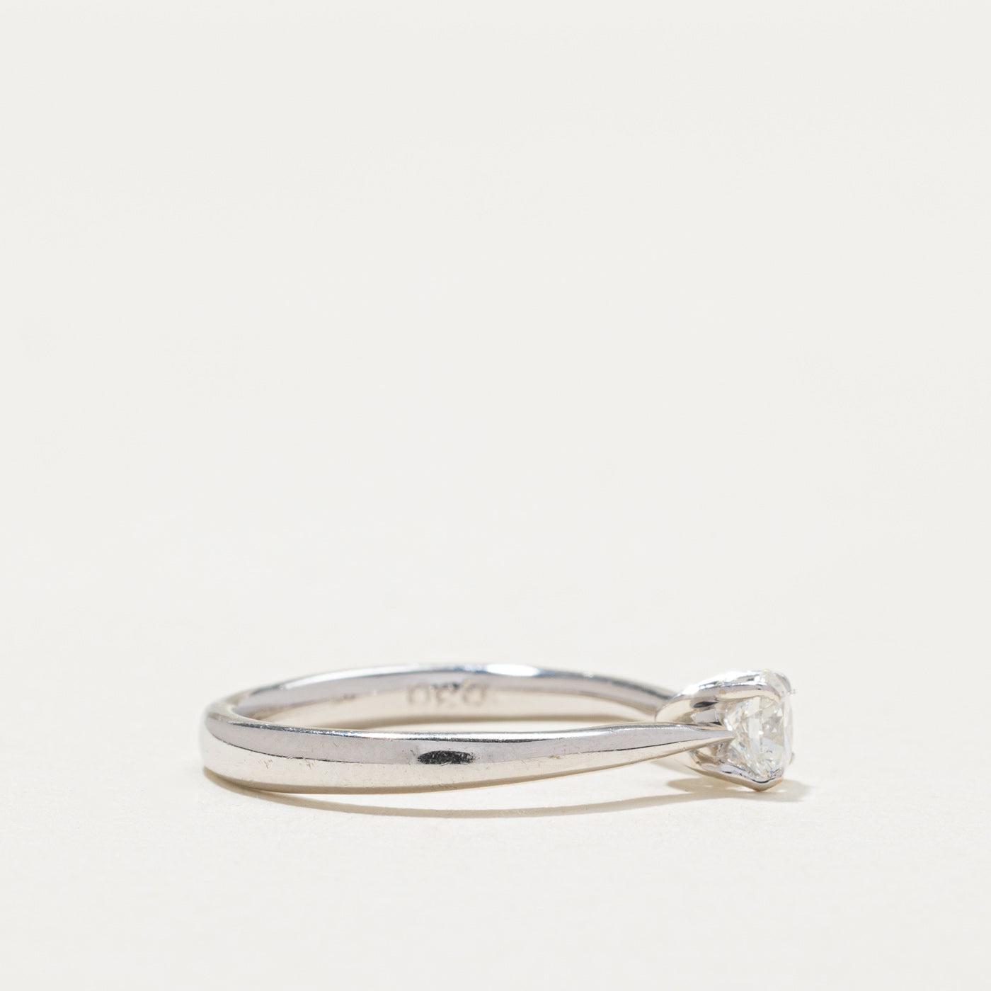 Solitaire Diamond Engagement Ring | 0.30ct | SZ 4.25