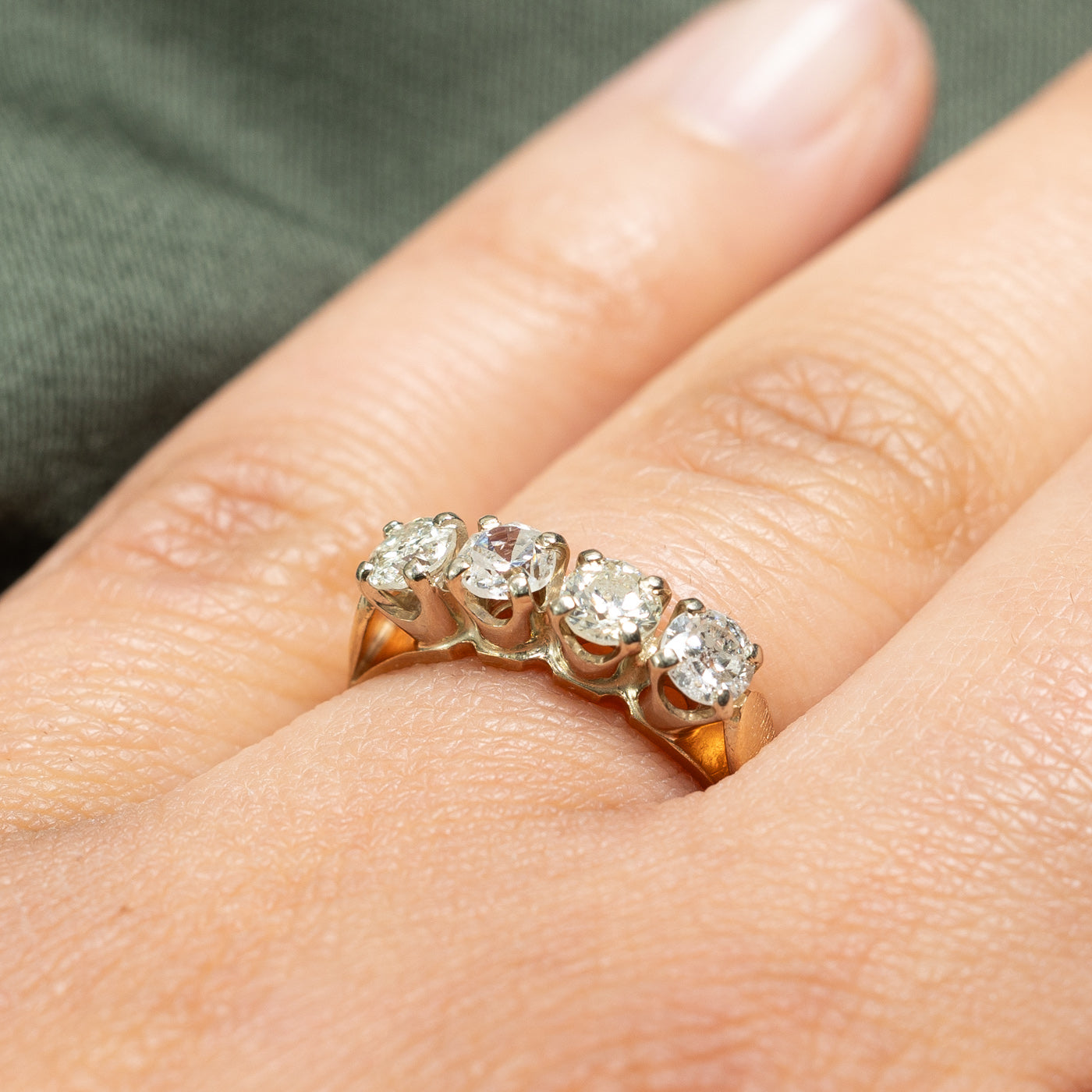 Four Stone Diamond Ring | 0.85ctw | SZ 6.5