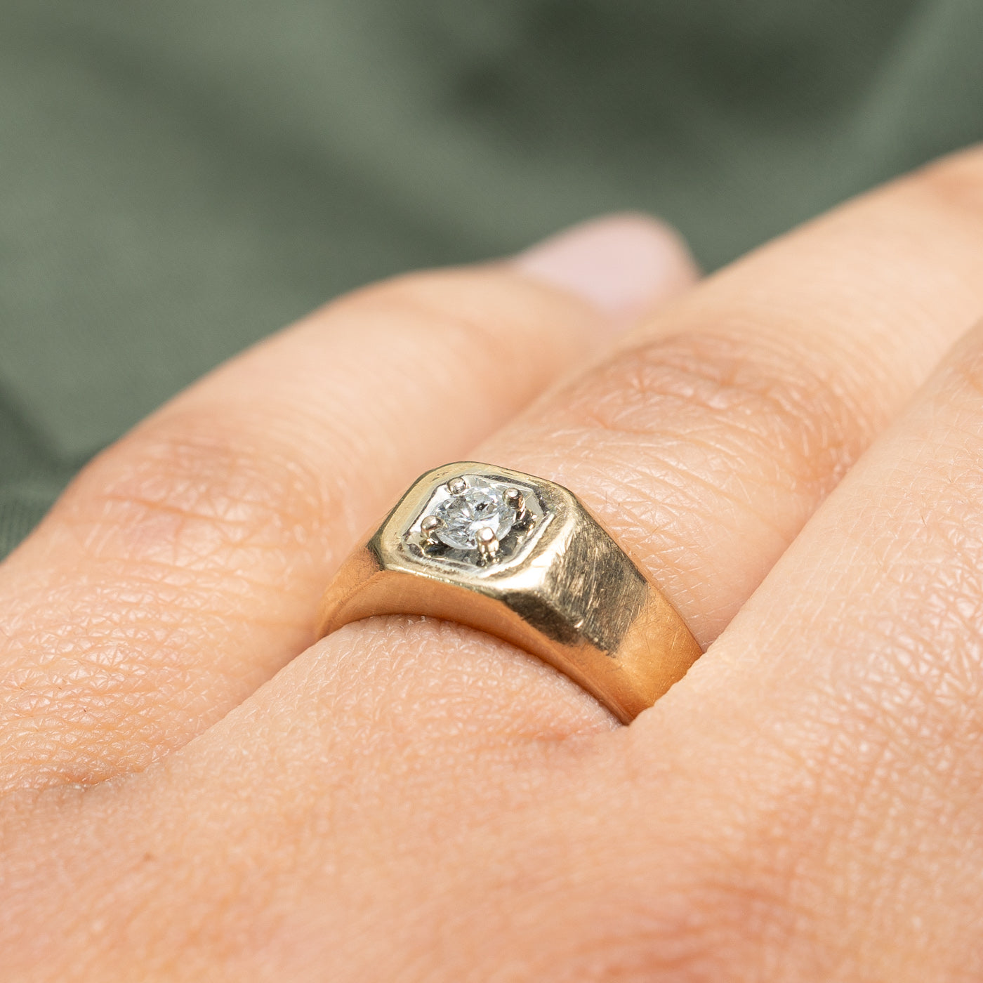 Single Stone Diamond Ring | 0.16ct | SZ 6.25