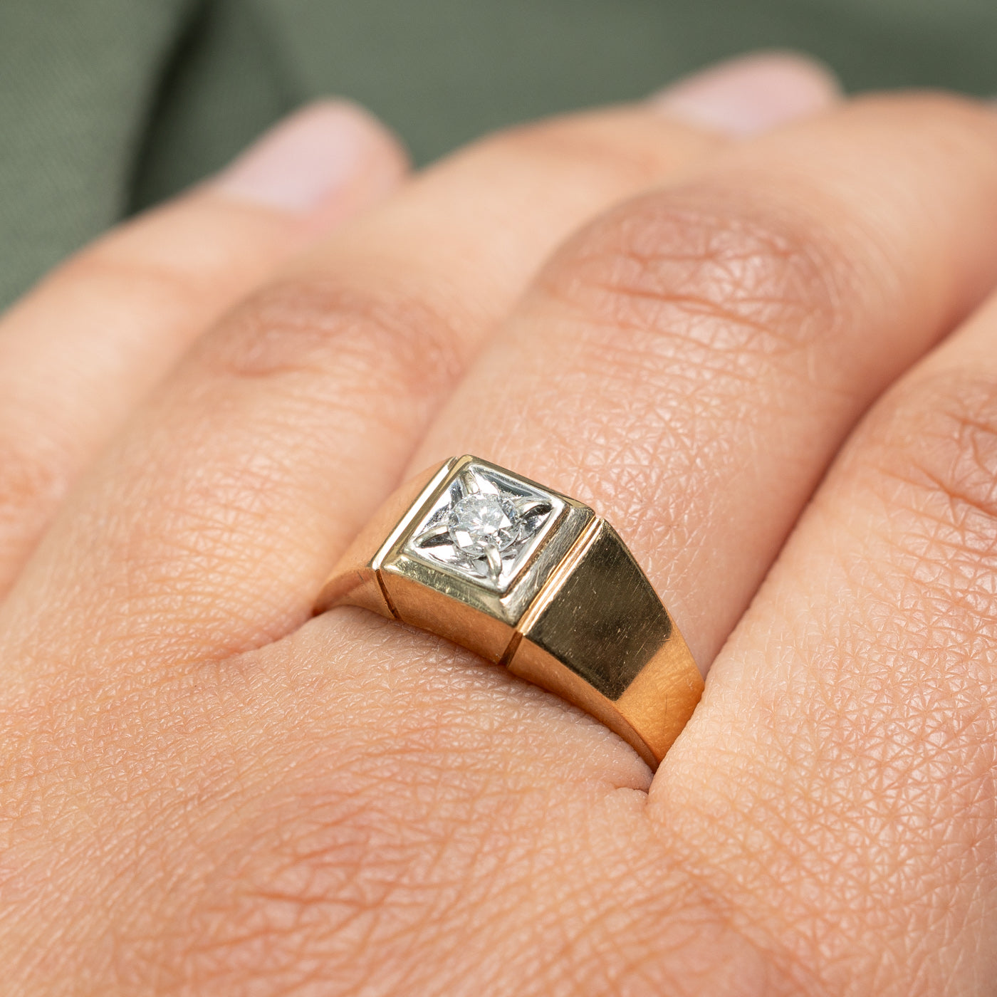 Single Stone Diamond Ring | 0.17ct | SZ 10.75