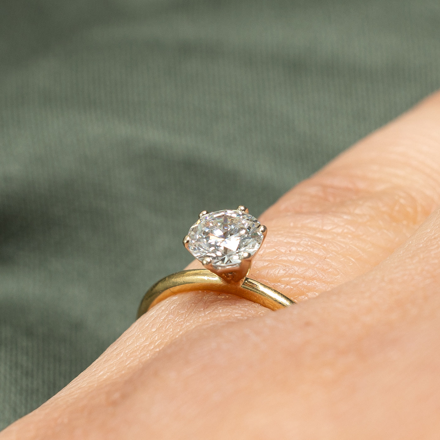 Solitaire Diamond Engagement Ring | 0.55ct | SZ 4.5
