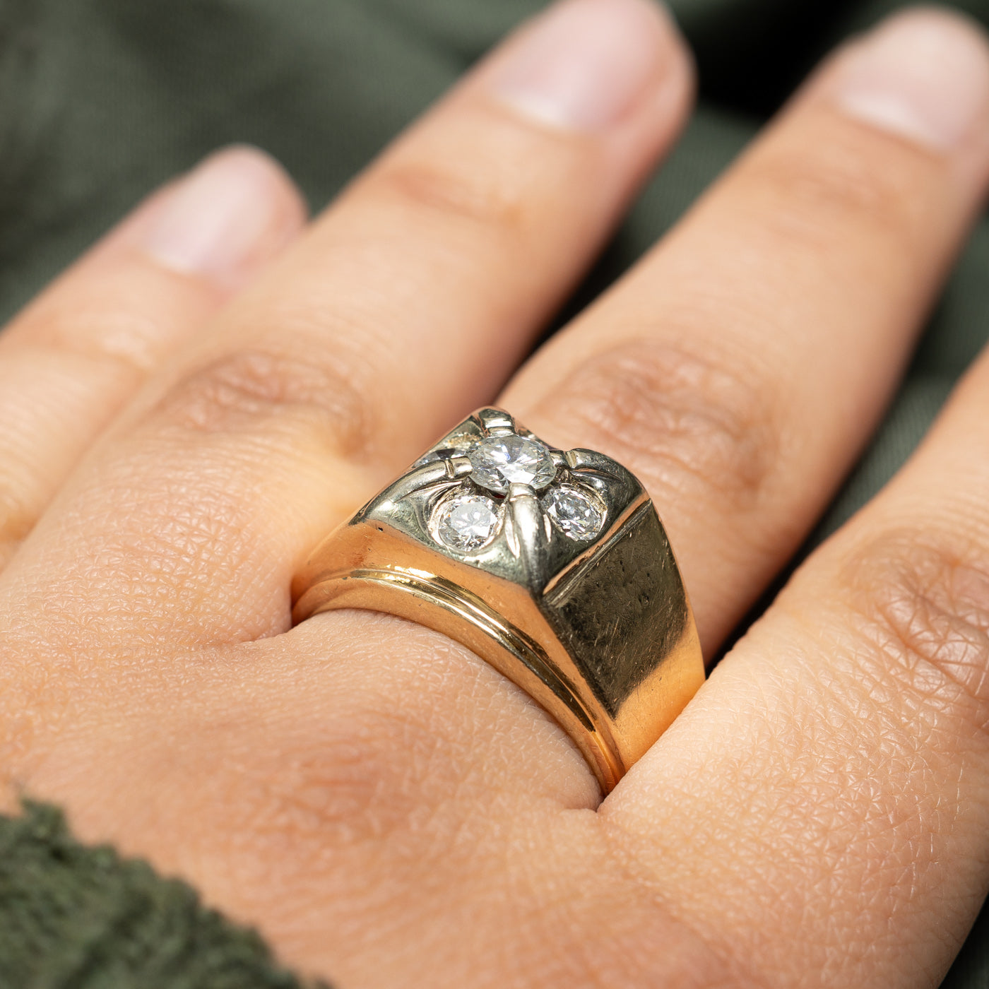 Diamond Cluster Statement Ring | 1.36ctw | SZ 12.25