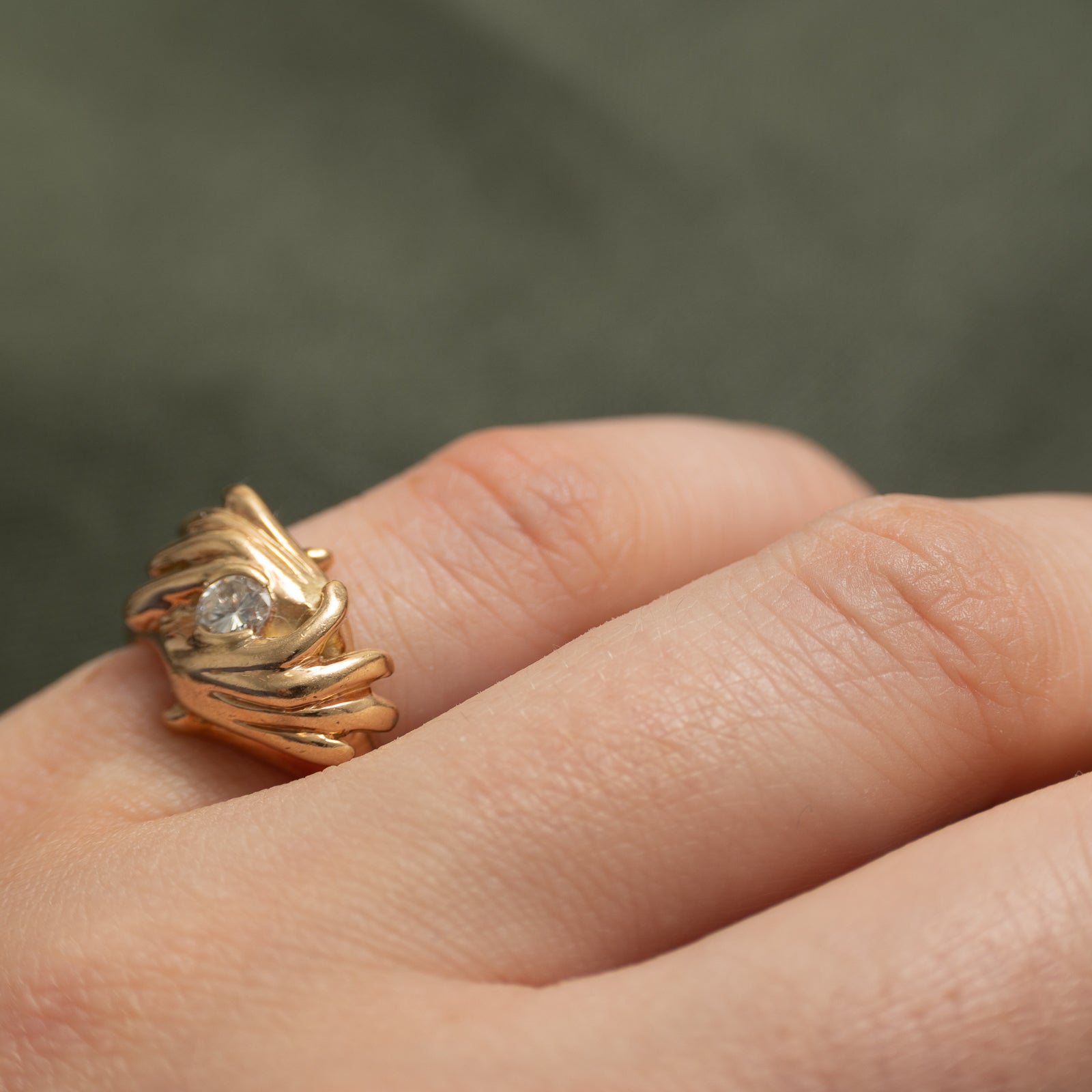 Diamond Abstract Design Ring | 0.20ct | SZ 4