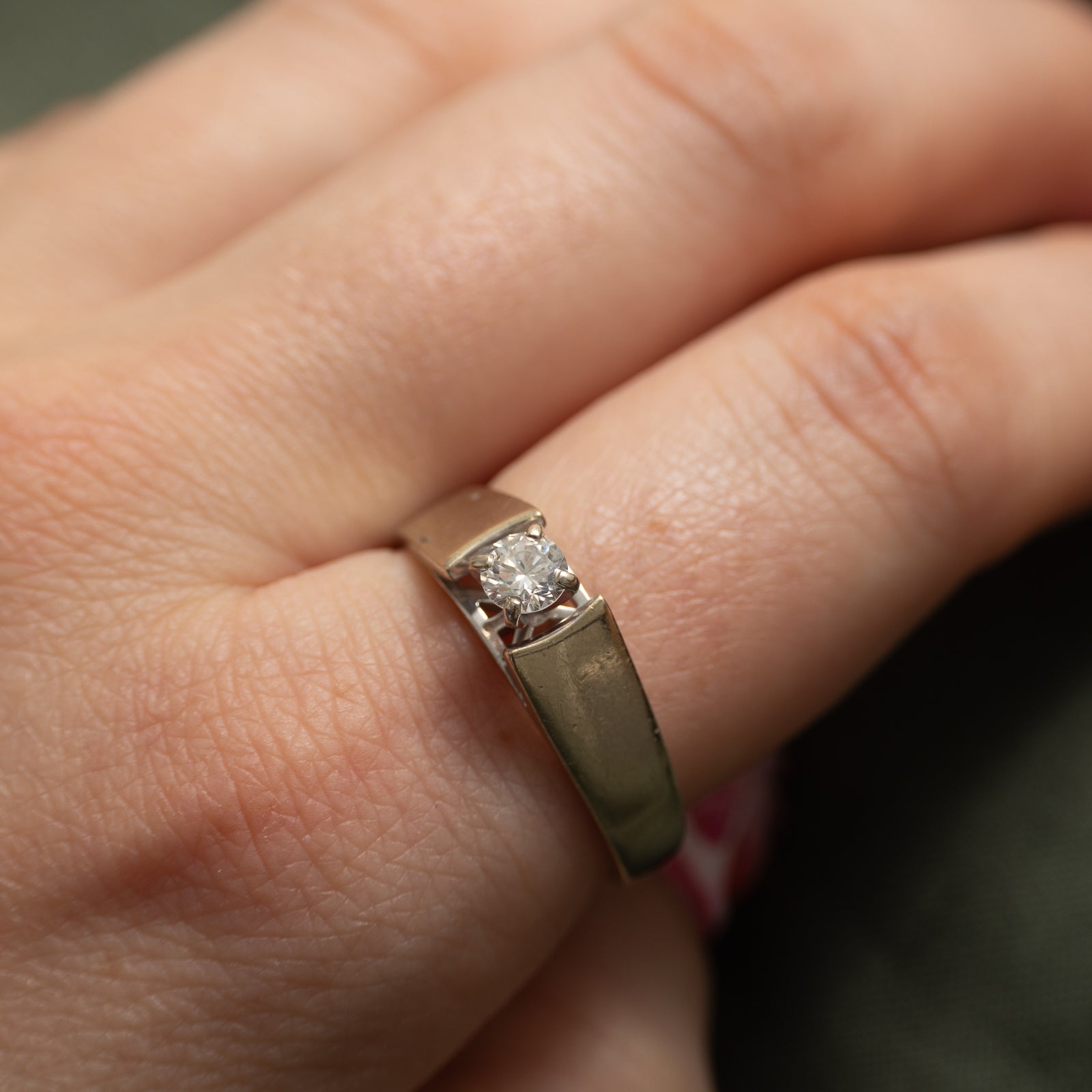 Solitaire Diamond Ring | 0.33ct | SZ 9