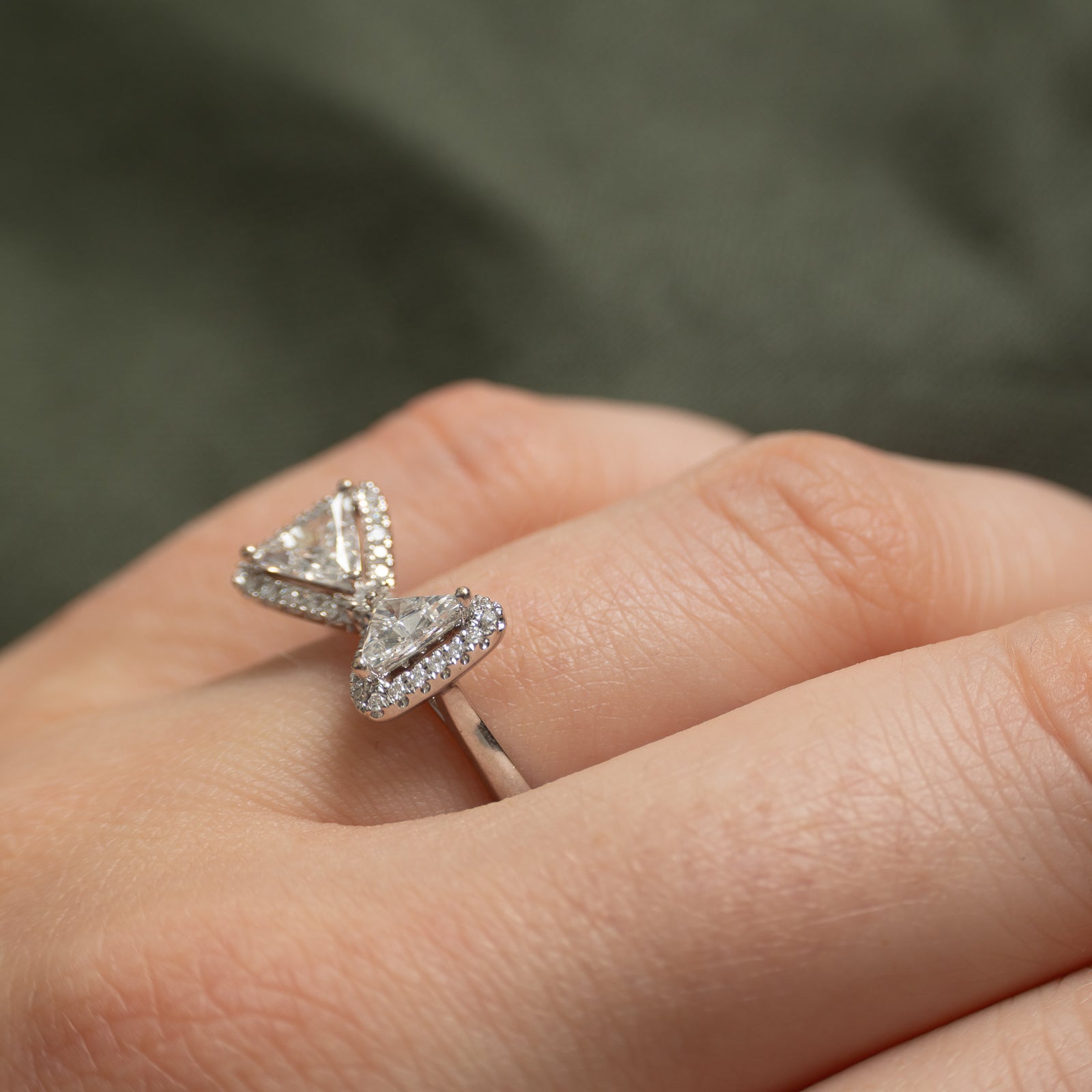 Diamond Bow Ring | 0.90ctw | SZ 6.5