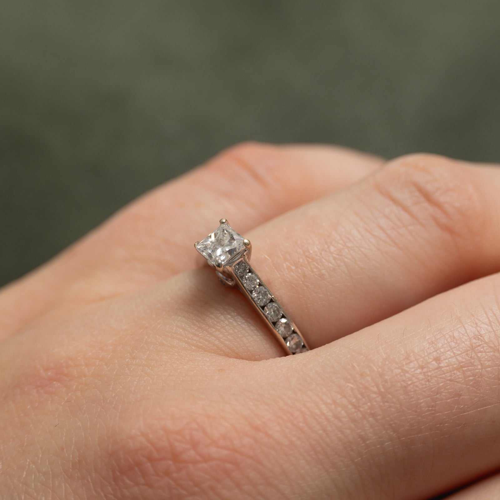Princess Cut Diamond Engagement Ring | 0.80ctw | SZ 5